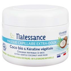 Masque Capillaire Extra-Doux Coco Bio et Kératine Végétale - 200ml