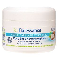 Natessance Masque Capillaire Extra-Doux Coco-Bio & Kératine Végétale - 200ml