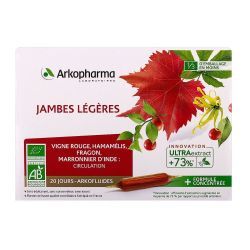 Arkofluide Bio Jambes Légères - 20 ampoules