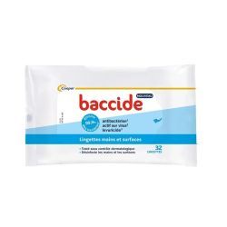 Baccide Lingettes mains et surfaces - 32l