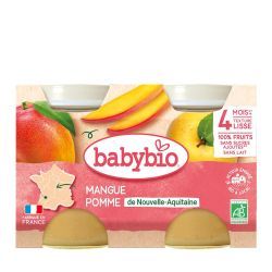 Fruits - Mangue Pomme de Nouvelle-Aquitaine - Petits pots 2x130g