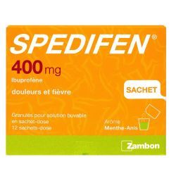 SPEDIFEN 400 mg, granulés pour solution buvable en sachet-dose - 12 sachets