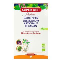 Super Diet Quatuor Chardon Marie Digestion Bio - 20 Ampoules