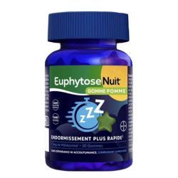 Euphytose Nuit Gommes Pomme - 30 gommes