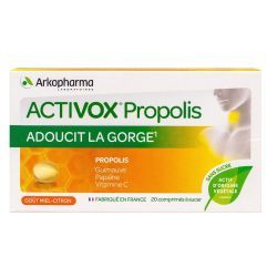 Arkopharma Activox Propolis miel citron - 20 comprimés