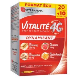 Vitalité 4G Dynam Ampoules - 30 x 10ml