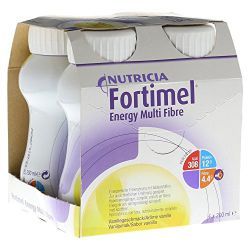 Fortimel® Energy Multi Fibre Vanille- 4x200ml