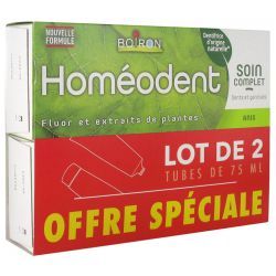 Boiron Homéodent Soin Complet Dents et Gencives Arôme : Anis - Lot de 2 x 75 ml