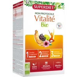 Protocole Vitalité Bio - 30 ampoules