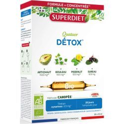 Quatuor Détox Bio - 20 ampoules