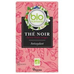 Thé noir saveur fruits rouges - 20 sachets
