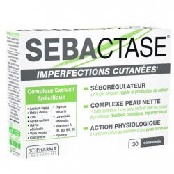 3C PHARMA Sébactase® - 30 comprimés