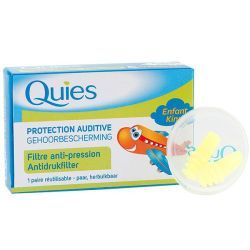 QUIES Protection Auditive Enfant 1 Paire Réutilisable