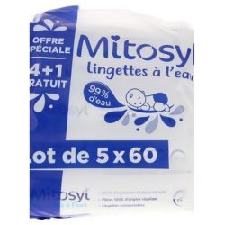 Lingettes à l'eau - 60 unités