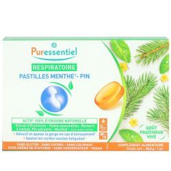 Puressentiel Respiratoire Pastilles Menthe-Pin - 18 Pastilles