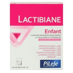 Lactibiane Enfant Sachets - 10x1g