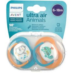 Sucette Ultra Air Animals - Lot de 2