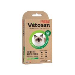 Pipettes répulsives pour chaton et chat - 2 Pipettes spot-on 1mL