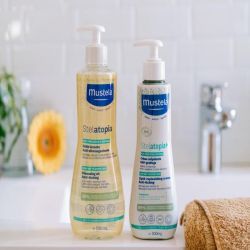 Peau à tendance atopique Huile lavante Stelatopia au Tournesol BIO - 500ml