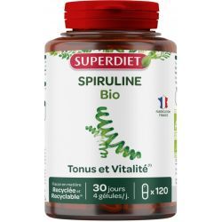 Spiruline Bio - 120 gélules