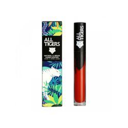 All Tigers Rouge à Lèvres Mat Naturel & Vegan 886 ROUGE ORANGÉ - 8ml