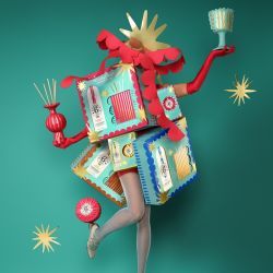 Coffret Noël Diffuseur + Eau Parfumée Vanille Soleil - Eau Parfumée 100 ml, Diffuseur 25 ml