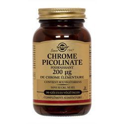 Solgar Chrome Picolinate 200µg - 90 gélules