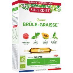 Quatuor Brûle-graisse Bio - 20 ampoules