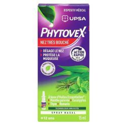 UPSA Phytovex Nez Très Bouché Spray Nasal - 15 ml