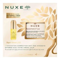 Nuxe Nuxuriance Gold Coffret Crème Huile 50ml + Super Sérum 10 5ml OFFERT 