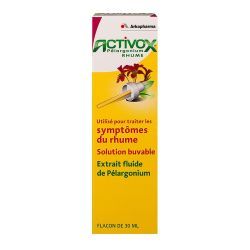 Activox Rhume Pelargonium Fl 30Ml