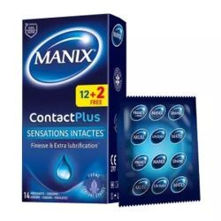 Contact Plus Préservatifs - 12 unités