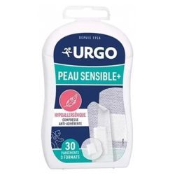 Peau Sensible+ Pansements Hypoallergéniques - 30 unités
