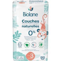 Couches écologiques - Taille 3 (4-9kg) - 52 unités