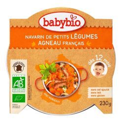 Assiette Menus du Jour - Navarin de Petits Légumes & d'Agneau Français