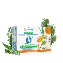 Respiratoire / Resp OK® Pastilles Respiratoire aux 3 miels aromatiques - 18 pastilles