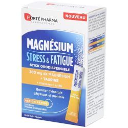 Magnésium Stress & Fatigue - 20 sticks orodispersibles
