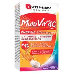 Multivit'4G Energie - 30 comprimés effervescents