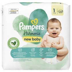 Pampers New Baby Harmonie  Taille 1 (2-5 kg) - 24 Couches