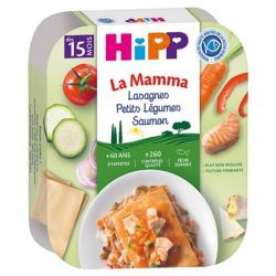La Mamma Lasagnes Petits Légumes Saumon - 250g