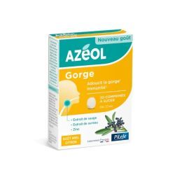 Azéol Gorge Miel Citron - 30 comprimés