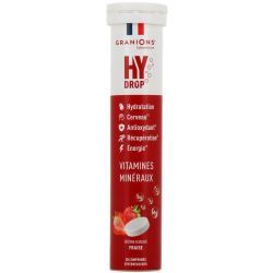 Hydrop Hydratation Électrolytes - Fraise - 20 comprimés