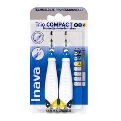 Inava Trio Compact brossettes interdentaires - 6 unités 