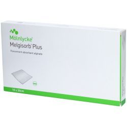 Melgisorb Plus Pansement Alginate Absorbant Stérile - 10x20cm