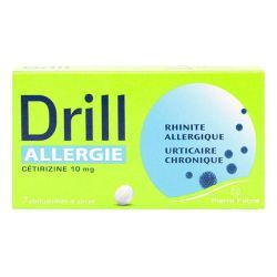 DRILL ALLERGIE CETIRIZINE 10 mg, comprimé à sucer