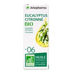 Arkopharma Huile Essentielle Eucalyptus Citronné (Corymbia citriodora) n°06 Bio - 10 ml