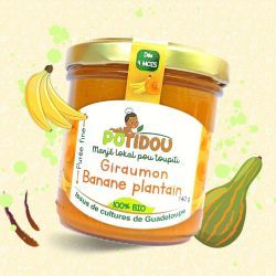 Potidou Giraumon Banane Plantain - 140 g