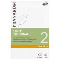 Pranarôm Oléocaps+ 2 Santé Intestinale Bio - 30 Capsules