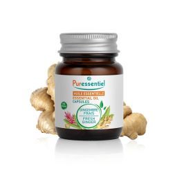 Huiles essentielles Capsules de Gingembre Frais BIO - 60 capsules