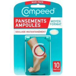 Pansements ampoules moyen format - 10 unités